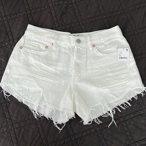 NWT! Free People Loving Good Vibrations Cutoffs